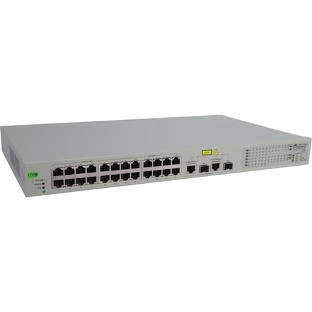 Allied Telesis 24 X 10/100T Poe+ & 4 Sfp Websmart Switch AT-FS750/28PS-10
